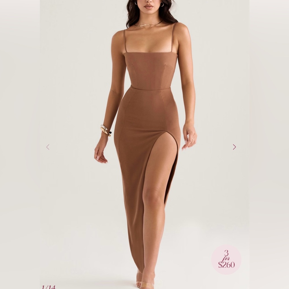 House of CB Jaida - Toast Maxi Dress